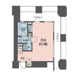 ルネ新宿御苑タワー 703 間取り図