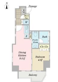 STM高田馬場 505 間取り図