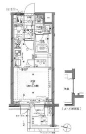 ピアース都立大学 1階 間取り図