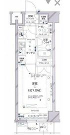 パレステュディオ新宿パークサイド 9階 間取り図