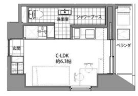 アスアパートメント 703 間取り図