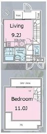 パセオ西新宿五丁目2 1階 間取り図