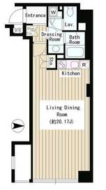 クレアーレ麹町 801 間取り図