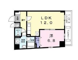 グランドルチェ東日本橋 802 間取り図