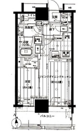 パークタワー西新宿エムズポート 6階 間取り図