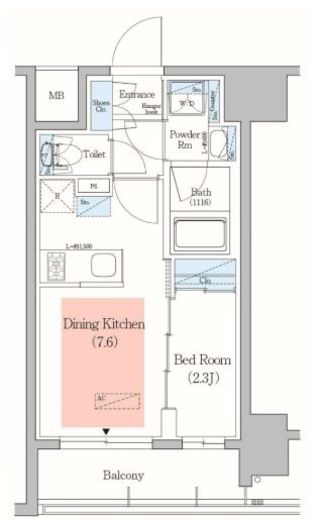 アーバネックス千代田淡路町 304 間取り図