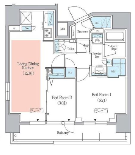 アーバネックス千代田淡路町 1106 間取り図