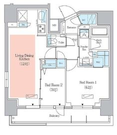 アーバネックス千代田淡路町 1206 間取り図