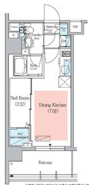 アーバネックス小石川春日 801 間取り図