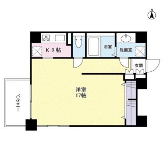 スタイリオ恵比寿SKY 201 間取り図