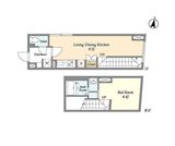 コンフォリア本駒込一丁目 205 間取り図