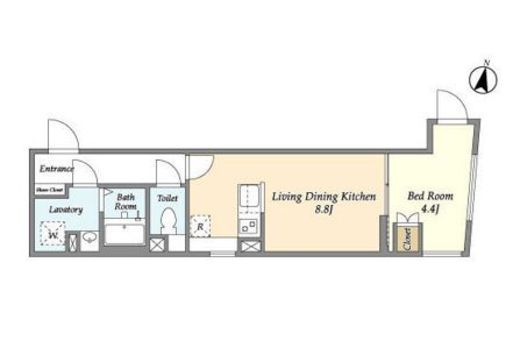 コンフォリア本駒込一丁目 411 間取り図