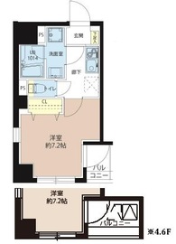 レオーネ東日本橋駅前Ⅱ 701 間取り図