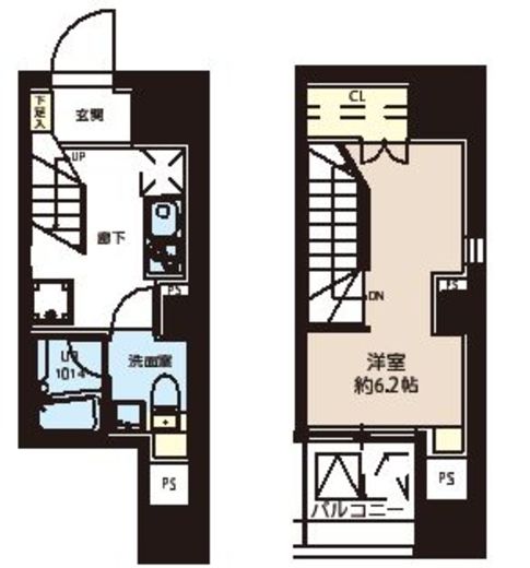 レオーネ東日本橋駅前Ⅱ 402 間取り図