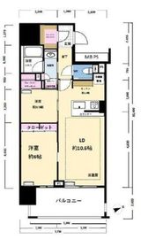 リビオレゾン浅草橋 3階 間取り図