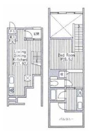 四谷アパートメント 305 間取り図