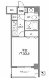 ルクレ森下レジデンス 303 間取り図