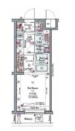 コンシェリア品川南 THE GRAND RESIDENCE 3階 間取り図