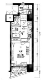 パレステュディオ渋谷ウエスト 2階 間取り図