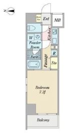 レフィナード本郷三丁目 203 間取り図