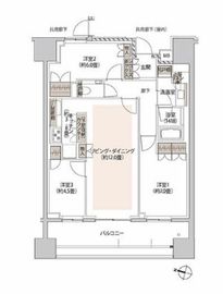 ザ・パークハウス本郷 2階 間取り図