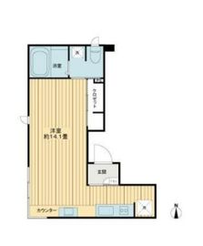 アルテミス西麻布 202 間取り図