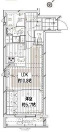 レガリス文京大塚 4階 間取り図