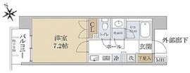 セレビア新宿御苑前 6階 間取り図