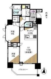 クレヴィア東陽町 4階 間取り図