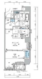 メインステージ信濃町 13階 間取り図