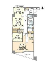 クラッシィハウス浜田山 2階 間取り図