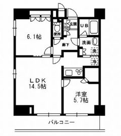 レジディア杉並方南町 803 間取り図