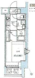 ベルシード上野松が谷 8階 間取り図