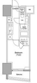 ザ・パークハビオ本郷菊坂 302 間取り図