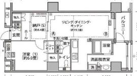 東雲キャナルコートCODAN 18-318 間取り図