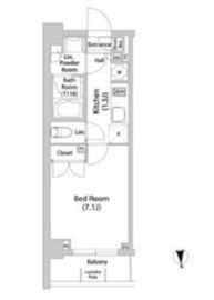 TELLUS八幡山 318 間取り図