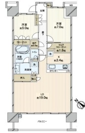 スターコート豊洲 9階 間取り図
