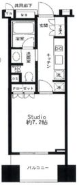 ブリリア銀座id 8階 間取り図