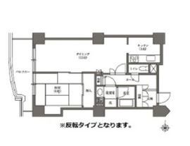 文京グリーンコートビュータワー本駒込 A1408 間取り図