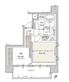 アトラス蔵前 8階 間取り図