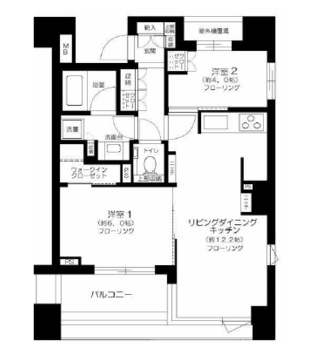 アトラス千代田末広町 5階 間取り図