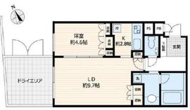 ダイナシティ市谷仲之町 1階 間取り図
