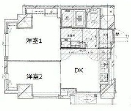 アジュール神田錦町 301 間取り図