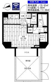 ステージファースト上野松が谷アジールコート 101 間取り図
