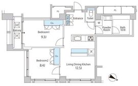 TKB高尾稲荷 402 間取り図