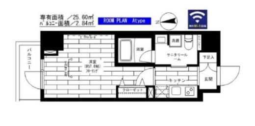 ステージファースト秋葉原 10階 間取り図