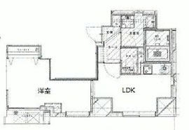 アジュール神田錦町 202 間取り図