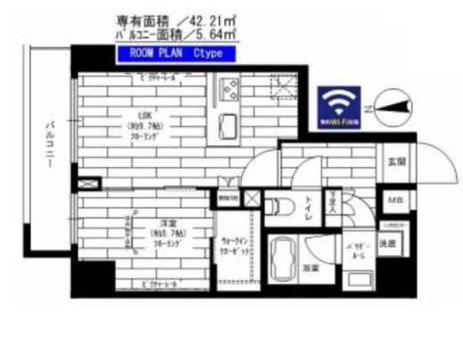 ステージファースト秋葉原 5階 間取り図