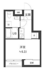 アーバンパーク不動前 202 間取り図