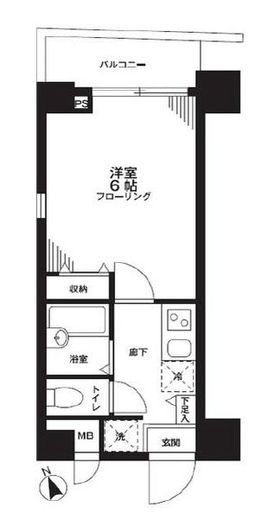 レキシントン・スクエア曙橋 803 間取り図